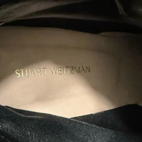 Stuart Weitzman Cyler Ankle Boots – Black Leather - Picture 5 of 5